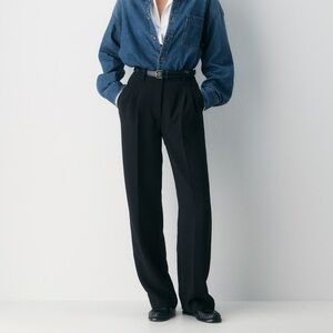 Aritzia Wilfred Effortless Pant in Black Size 4